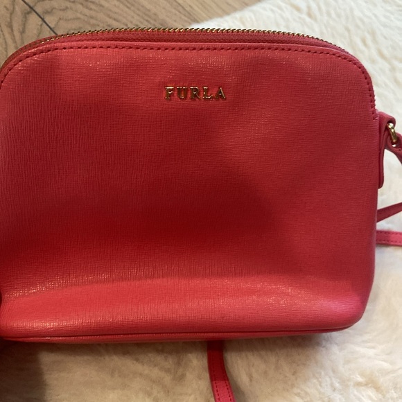 Furla Pink Crossbody Bag with Gold Hardware - Picture 2 of 5